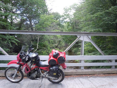 Appalachian Bundle on a KLR