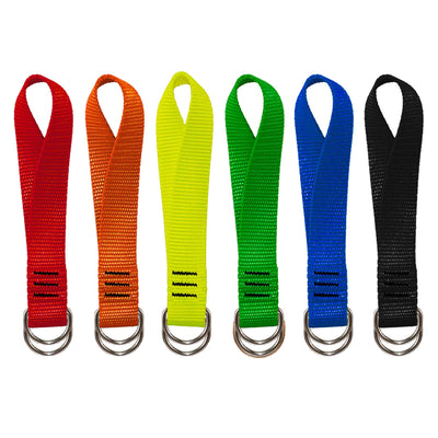 All Six Colors of Double D Ring Loop