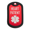 Medical ID tag with medical condition and EMS logo